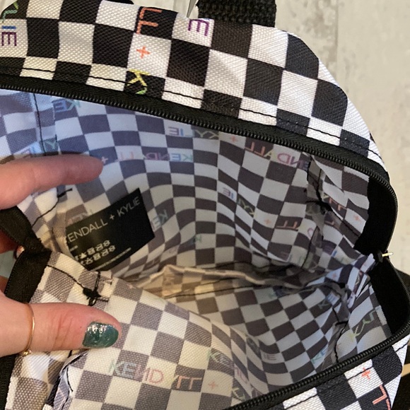 Kendall + Kylie Mini Backpack & Multi-Use Makeup Travel Zip Pouch Bag Set - Picture 10 of 13